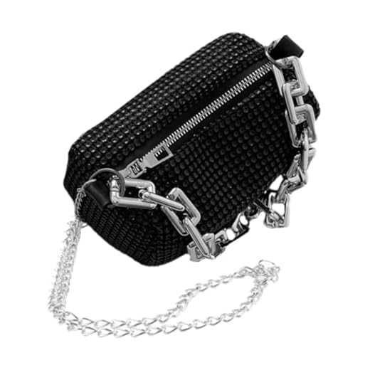 Veemoon Sac de Soirée Femme Glitter Bandoulière Multifonctionnel Élégant Pochette à Main pour Fête et Événements Spéciaux