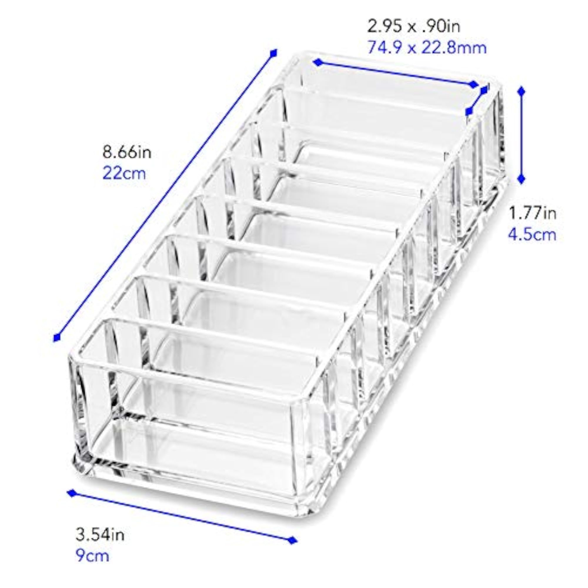 Acrylic Compact Organizer and Beauty Care Holder