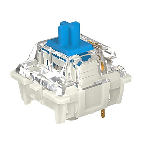Interrupteur Gateron Blau Pro 2.0 bleu pré-lubrifié pour modifier un clavier MX tactile