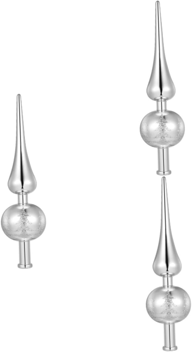 3pcs Festive Christmas Tree Topper Sequins Creative Star Decoration Xmas Trees for Holiday