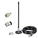 Produktbild Bingfu CB Antenne 27-MHz CB-Radioantenne Soft Whip-Magnetfuß BNC PL259-Anschluss CB-Antenne Kompatibel mit Cobra Midland Uniden Maxon President Tragbarer CB-Radio-Mobilfunk-Scanner