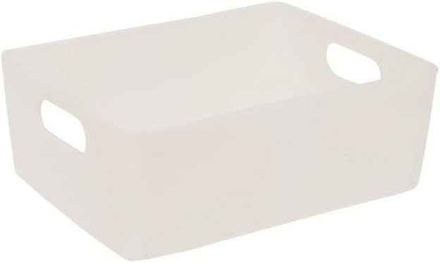 Wham Studio Rectangular Baske, White Color