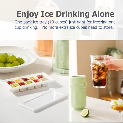 Bandejas para cubitos de hielo con tapa y diseño giratorio miniatura 3