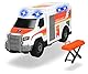 Dickie Toys - Volkswagen VW Tiguan R-Line – 25 cm großes Polizeiauto mit Licht & Sound, Polizei-SUV & Medical Responder – 30 cm großer Rettungswagen mit Trage, Licht und Sound, Heckklappe zum Öffnen
