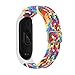 Produktbild Nylon Armband für Mi Band 6 / 5 / 4 / 3 Armband Elastisches Stoff Geflochten Weichem Nylon Sport Armbänder Elastizität Atmungsaktive Erweiterbar Uhrenarmband für Mi Band 6/5/4/3 (X,Mi band 6/5/4/3)