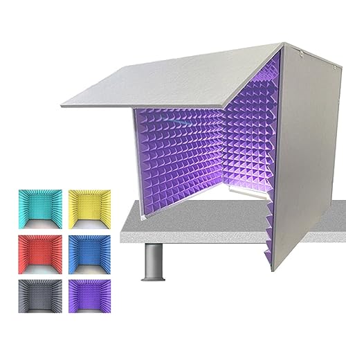 Bouclier d'isolation de microphone portable pour stopper l'écho de la pièce