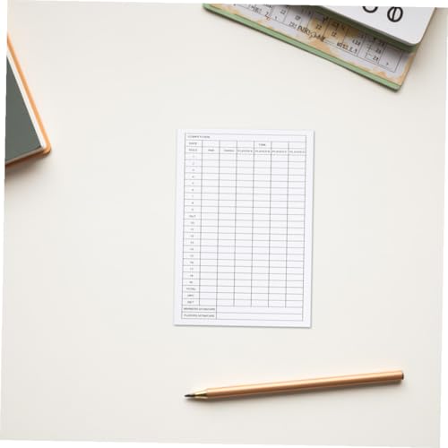 BESPORTBLE 20Pcs Coated Scorecards