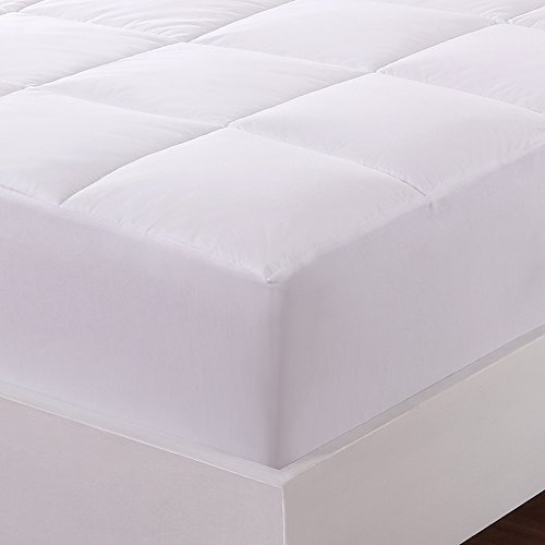 Lotus Home Cotton Water And Stain Resistant Mattress Pad, Twin #TOP1