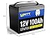 WattCycle LiFePO4 Lithium Battery 12V 100Ah, Use EV Grade A+ Cell, Buit-in 100A BMS, Low Temperature Protection, Up to 15000 Cycles -Perfect for RV, Solar System, Trolling Motor, etc.