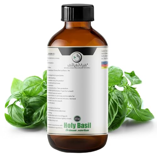 Aceite Esencial de Albahaca Holy Basil 4oz Puro miniatura 1