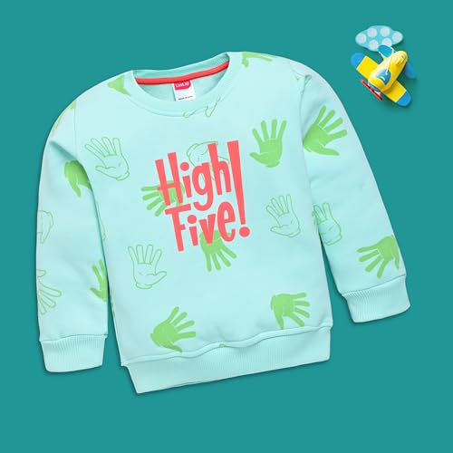 Image of LuvLap Baby Boys Full Sleeve Sweatshirt & Pyjama Set Pack of 1