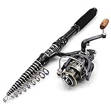 Photo Gallery gudgmtoy canna da pesca ultrashort mare in fibra di carbonio con bobina di filatura in metallo barca pesca roccia pesca acqua dolce e salata attrezzi da pesca (3.0 m asta e 4000 bobina) Photo Gallery gudgmtoy canna da pesca ultrashort mare in fibra di carbonio con bobina di filatura in metallo barca pesca roccia pesca acqua dolce e salata attrezzi da pesca (3.0 m asta e 4000 bobina)