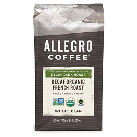 Allegro Coffee Decaf Organic French Roast Whole Bean Coffee Cover