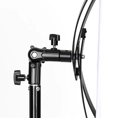 AFEFT 180° Adjustable Universal Swivel Adapter - Light Stand Crossbar Connector for Studio Photography Lighting