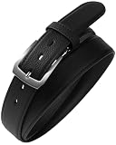 [TAVARAT] ベルト 牛本革 日本製 高耐久 メンズ 耐水 耐熱 Moto Leather Belt Tps-186 (ブラック) (ブラック×ブラック)