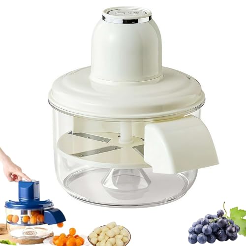 電動ぶどう皮むき機 ガーリックピーラー スキンリムーバー 2025年新 自動小型果物皮むきツール 充電式業務用スマートピーラーマシン ブドウ ニンニク チェリー ワンクリック