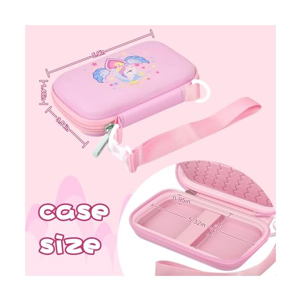 Kids Smart Phone Case Compatible with Luoba/for UCIDCI/for windpaint/for Yosfeng/for Kikapabi/for Joozfee/for dancingcow Toys Cell Phone, Toddler Learning Play Toy Phone Holder Bag -Pink - Image 7