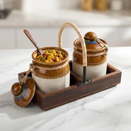Image of Chatore Barni Set with Cane Embellished Tray