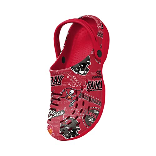 Image of FOCO Arizona Cardinals NFL Mens Historic Print Clog with Strap