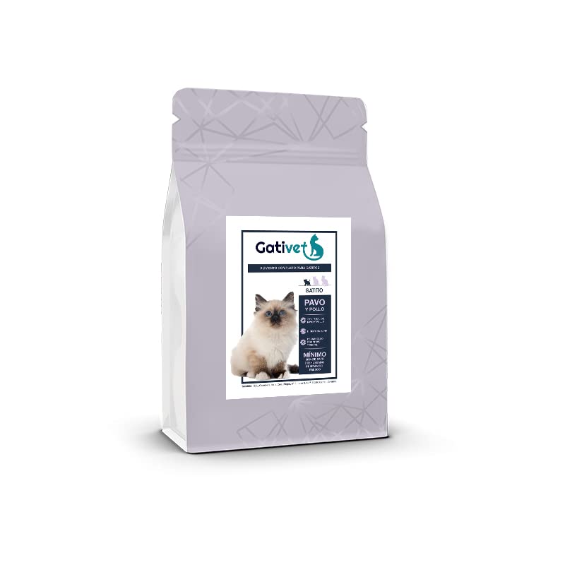 Pienso para Gatitos Sin Cereales Marca GATIVET