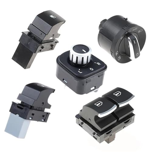 Commande de lève-vitre pour VW Passat B6 Golf 5 et CC bouton de rétroviseur - 4