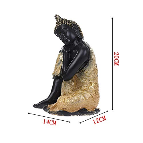 statuetka Buddy, Tajlandia Budda Feng Shui medytacja snu żywica figurka wystrój