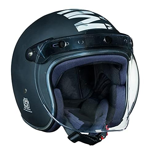 Royal-Enfield-Open-Face-Camo-MLG-Helmet-with-Bubble-Visor-Matt-Black-Size-L59-60cm Royal Enfield Open Face Camo MLG Helmet with Bubble Visor Matt Black, Size: L(59-60cm)