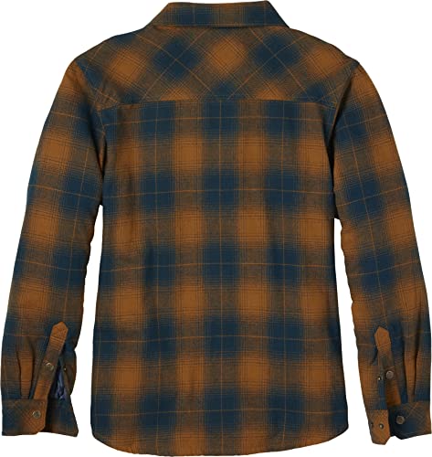 Image of Legendary Whitetails Mens Thermal Lined Shirt Jacket Plaid Flannel Polyfill Insulated Shacket