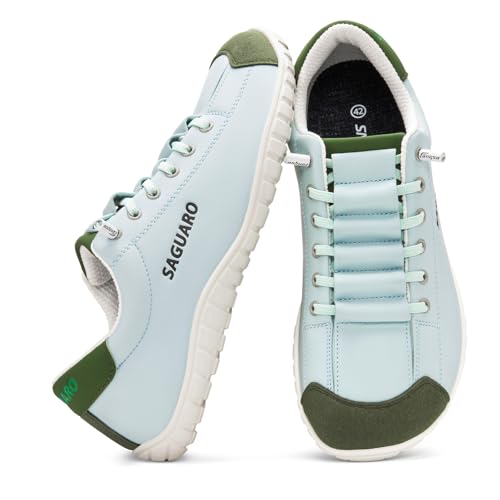 SAGUARO Zapatillas Barefoot Hombre Mujer, Calzado Minimalista Respetuoso - Zapatos Casual Deportivos para Pies Anchos, Ligeros y Antideslizante para Uso Diario, Trabajo y Viaje Azul Cielo,Gr.43 SAGUARO Zapatillas Barefoot Hombre Mujer, Calzado Minimalista Respetuoso - Zapatos Casual Deportivos para Pies Anchos, Ligeros y Antideslizante para Uso Diario, Trabajo y Viaje Azul Cielo,Gr.43