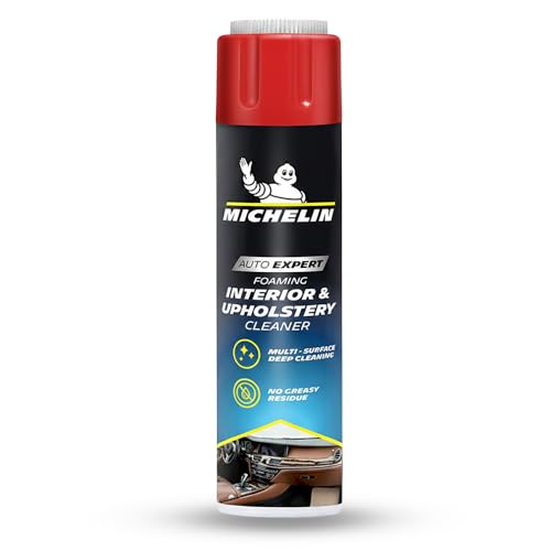 Image of Michelin Foaming Interior Cleaner 500ml | Powerful Foam Formula for Car Dashboard, Upholstery, Fabric, Vinyl, Plastic & Leather | Removes Dirt, Dust & Stains for Fresh, Clean Interior Finish