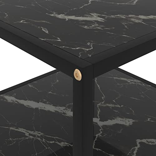 Table basse de salon moderne avec étagère en verre et acier durable - 6
