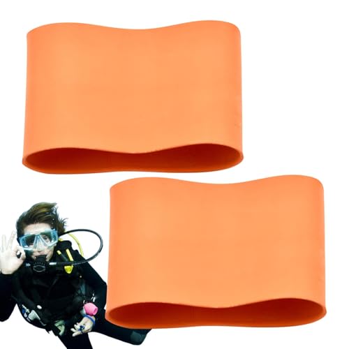 Moxeupon Soporte para apretar los puños | Sello de muñeca de goma con bucle hermético | Juego de ajuste de puños multifuncional, 2 piezas de esposas impermeables de seguridad para pesca, salvamento,
