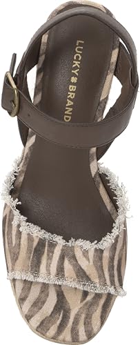 Image of Lucky Brand Women's Mindra Espadrille Wedge Sandal