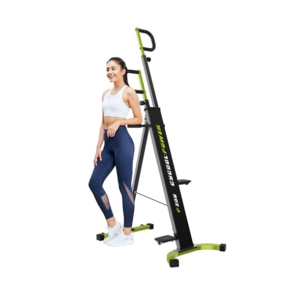 cycool-Vertical-Climber-Foldable-Climbing-Machine-with-LCD-Monitor-Sturdy-Step-Fitness-Machines-Combines-Muscle-Toning-Aerobic-Exercise-for-Full-Body-Workout220LBS-Weight-Capacity-Sturdy cycool Vertical Climber Foldable Climbing Machine for Home Gym with LCD Monitor,Cardio Workout Machine Stair Steppe,Aerobic Exercise for Full Body Workout,220LBS Weight Capacity