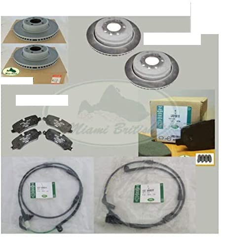 BRAKE ROTOR DISC PAD & SENSOR SET LR3 05-06 MR0084 SDB000636 LR055454 OEM