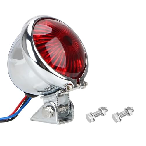 Feu stop arrière à LED rond pour moto Davidson et customs