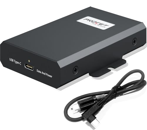 PROCET Gigabit USB C to PoE Ethernet Adapter up to 23W RJ45 to C Type Converter, Wide Working Temp -4? to 131? for Tablet, iPad, Smart Home Monitor, VR, Intelligent Speaker, Video Doorbell Camera