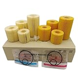 10Pcs Oil Filter Kit 04152-37010 04152-31080 04152-31090 04152-YZZA1 04152-38020 04152-YZZA4