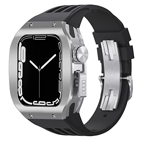 Kit mod Apple Watch 45mm iWatch 8 SE boîtier montre titane