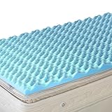 DMI Foam Mattress Topper, Egg Crate Foam Pad, Mattress Pad and Bed Topper for Support, Air Circulation, Pressure Relief and Weight Distribution, Twin Size Mattress, 33 x 72 x 3