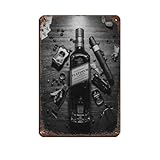 Whiskey-Poster, Blechschild, Vintage, Metall, Pub, Club, 