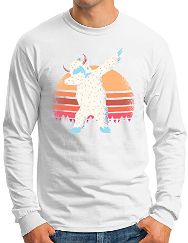 T-shirt manches longues OM3 Yeti pour look urbain decontracte en XL