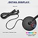 Futurtecer RGB USB Condenser Microphone, Plug & Play Desktop PC Mic with Mute Button, Flexible Gooseneck for PC, Mac, PS5, Gaming, Streaming, Zoom, Discord (1.5m Cable)