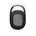 JBL Clip 4: Portable Speaker with Bluetooth, Built-in Battery, Waterproof and Dustproof Feature (Black)