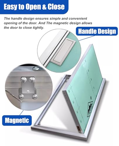 Panel de acceso para el baño con escotilla invisible 6