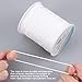 PH PandaHall 1.5mm White Nylon String 100 Yards Lift Shade Cord Blinds Pull String Wind Chime Strings Braided Beading Strings Kumihimo Macrame Thread for Windows Roman Shade Repair Friendship Bracelet