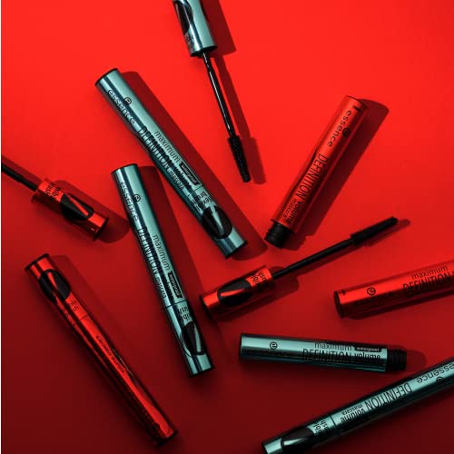 Essence Maximum Definition Mascara, vegan, 3er Pack, schwarz