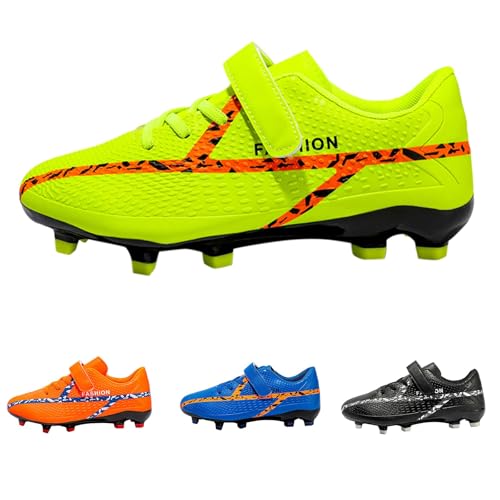 Zapatos de fútbol para niños con picos de alta tracción para entrenamiento exterior