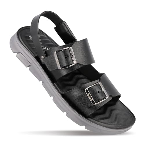 Image of WALKAROO PLUS Mens Soft Cushion Sandals with Adjustable Back Strap