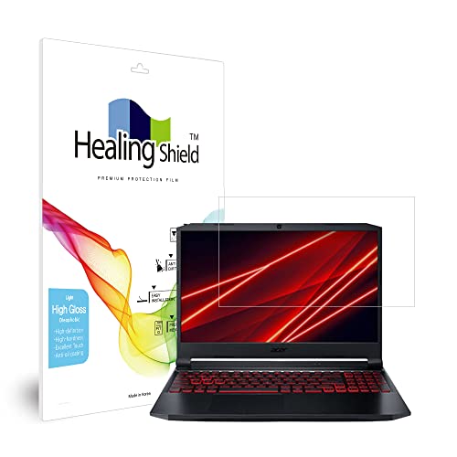 Muellery Healingshield �X�L���V�[���t���ی�t�B���� Screen Protector Light Oleophobic High Gloss Film Compatible with Acer Nitro 5 AN515-44 PH